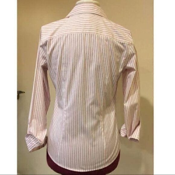 Talbots Haberdashery Top 4 Wrinkle Resist Striped - Picture 4 of 7